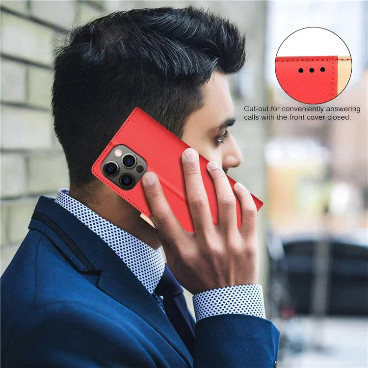 BINFEN COLOR BF33 For iPhone 13 Pro Case RFID Blocking Leather Wallet Flip Phone Cover