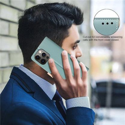 BINFEN COLOR BF33 For iPhone 13 Pro Max Leather Case Wallet Phone Cover RFID Blocking