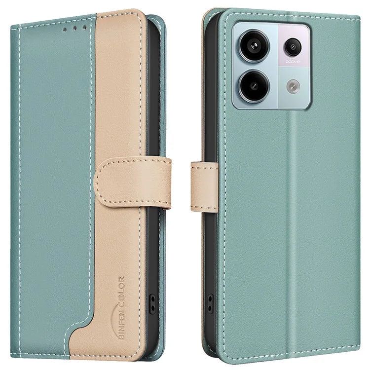 BINFEN COLOR BF33 For Xiaomi Poco X6 5G / Redmi Note 13 Pro 5G Case Leather Stand Phone Cover