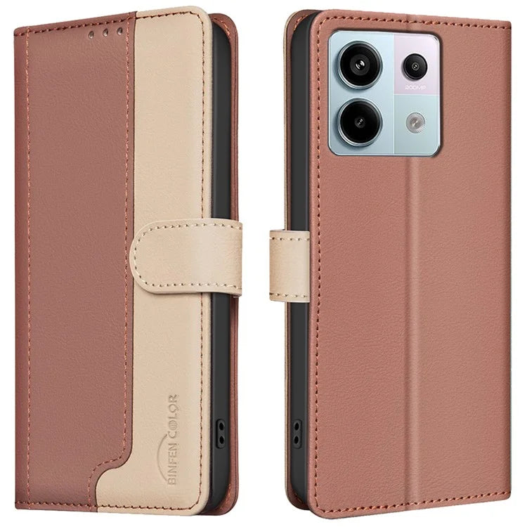 BINFEN COLOR BF33 For Xiaomi Poco X6 5G / Redmi Note 13 Pro 5G Case Leather Stand Phone Cover