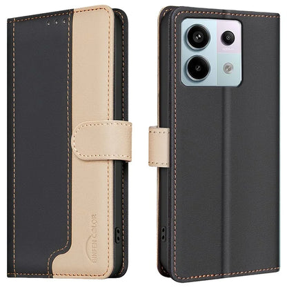 BINFEN COLOR BF33 For Xiaomi Poco X6 5G / Redmi Note 13 Pro 5G Case Leather Stand Phone Cover