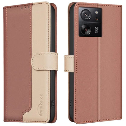 BINFEN COLOR BF33 For Xiaomi 13T / 13T Pro / Redmi K60 Ultra Leather Case Phone Wallet Cover