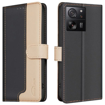 BINFEN COLOR BF33 For Xiaomi 13T / 13T Pro / Redmi K60 Ultra Leather Case Phone Wallet Cover