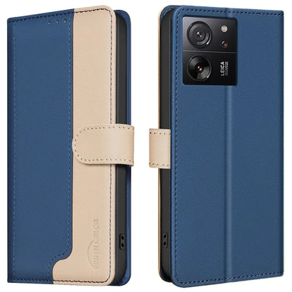 BINFEN COLOR BF33 For Xiaomi 13T / 13T Pro / Redmi K60 Ultra Leather Case Phone Wallet Cover