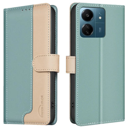 BINFEN COLOR BF33 Case for Xiaomi Poco M6 5G / Redmi 13R 5G / 13C 5G / 13C 4G / Poco C65 4G Leather Cover