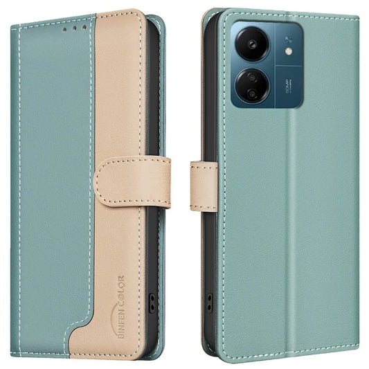 BINFEN COLOR BF33 Case for Xiaomi Poco M6 5G / Redmi 13R 5G / 13C 5G / 13C 4G / Poco C65 4G Leather Cover