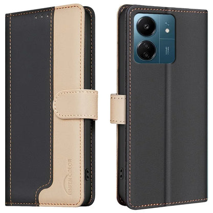BINFEN COLOR BF33 Case for Xiaomi Poco M6 5G / Redmi 13R 5G / 13C 5G / 13C 4G / Poco C65 4G Leather Cover