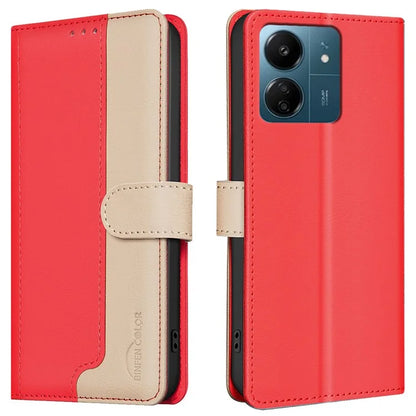 BINFEN COLOR BF33 Case for Xiaomi Poco M6 5G / Redmi 13R 5G / 13C 5G / 13C 4G / Poco C65 4G Leather Cover