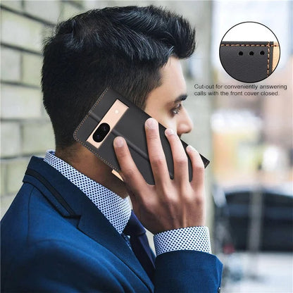 BINFEN COLOR BF33 For Google Pixel 8a Case RFID Blocking PU Leather Flip Phone Cover