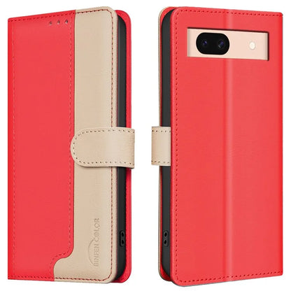 BINFEN COLOR BF33 For Google Pixel 8a Case RFID Blocking PU Leather Flip Phone Cover