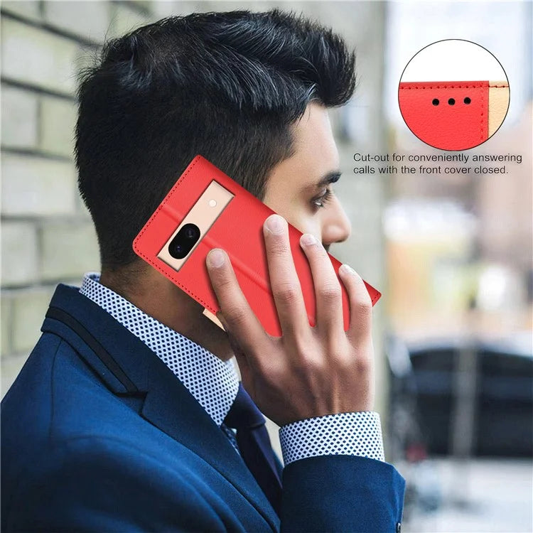 BINFEN COLOR BF33 For Google Pixel 8a Case RFID Blocking PU Leather Flip Phone Cover