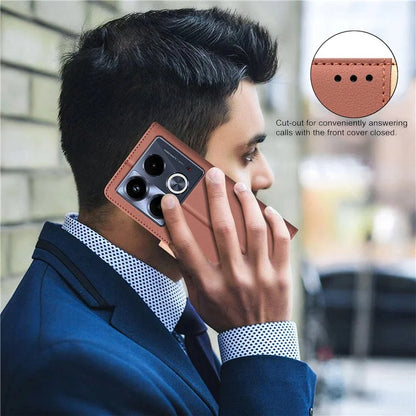 BINFEN COLOR BF33 For Infinix Note 40 Case RFID Blocking Leather Phone Cover Wallet