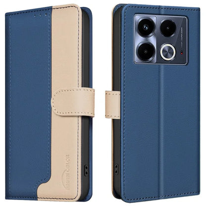BINFEN COLOR BF33 For Infinix Note 40 Case RFID Blocking Leather Phone Cover Wallet