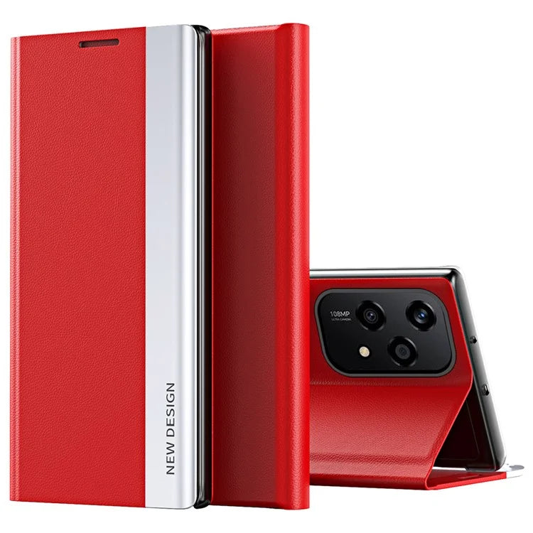 For Honor 200 Lite Case Anti-Drop Leather Phone Cover with Stand