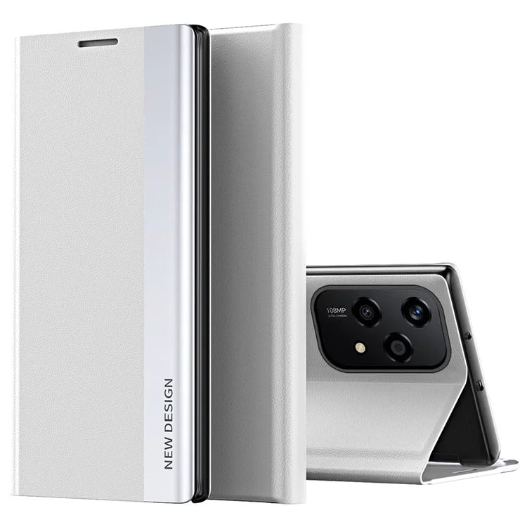 For Honor 200 Lite Case Anti-Drop Leather Phone Cover with Stand