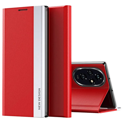 For Honor 200 Pro 5G Case Folding Stand PU Leather Protective Phone Cover