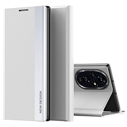 For Honor 200 Pro 5G Case Folding Stand PU Leather Protective Phone Cover
