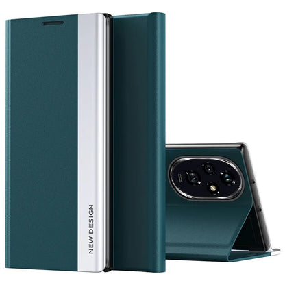 For Honor 200 5G Case PU Leather Electroplating Phone Cover Stand View