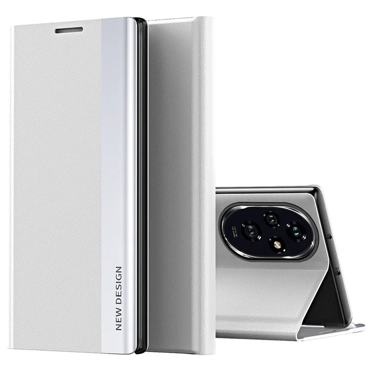 For Honor 200 5G Case PU Leather Electroplating Phone Cover Stand View