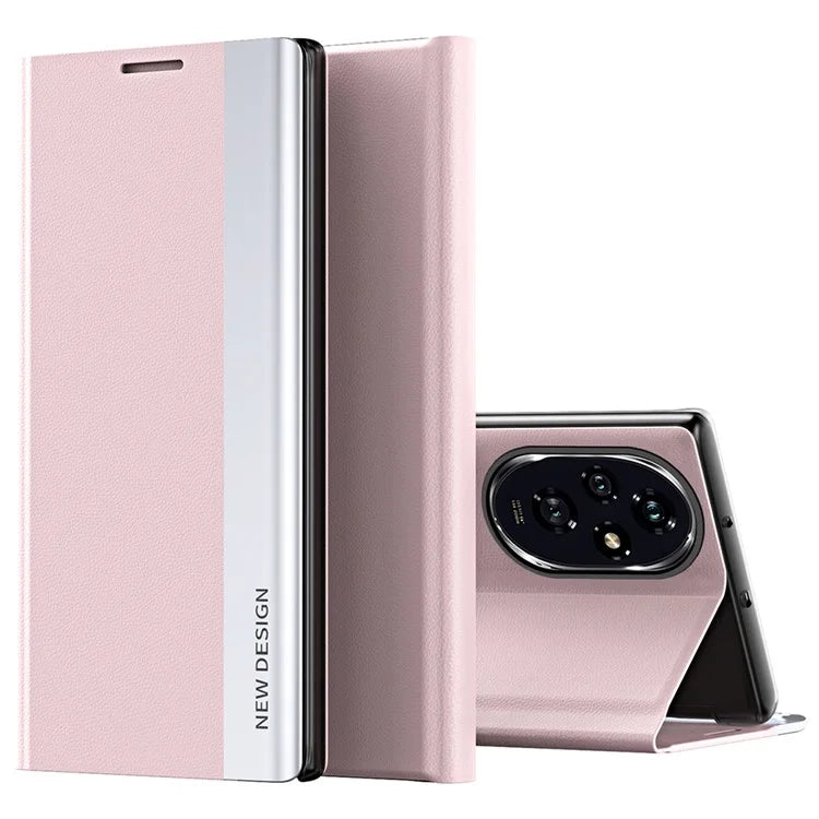 For Honor 200 5G Case PU Leather Electroplating Phone Cover Stand View