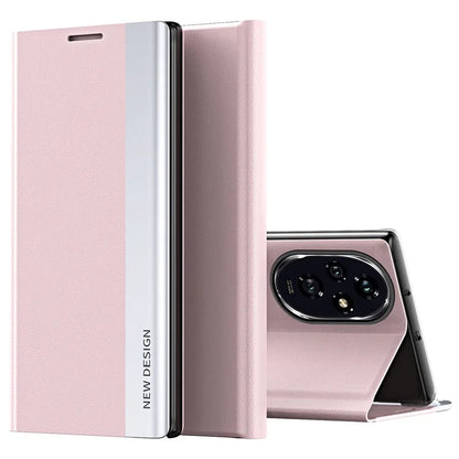 For Honor 200 5G Case PU Leather Electroplating Phone Cover Stand View