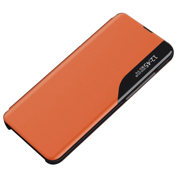 For Honor 200 5G Case View Window PU Leather Folio Flip Phone Cover