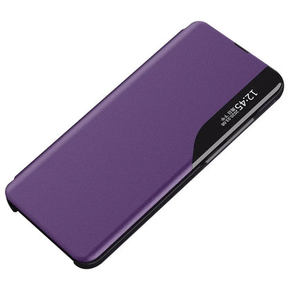 For Honor 200 5G Case View Window PU Leather Folio Flip Phone Cover