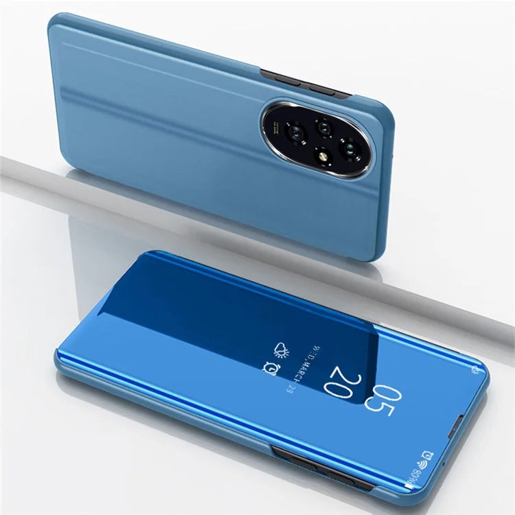 For Honor 200 Pro 5G Case View Window PU Leather Stand Phone Cover