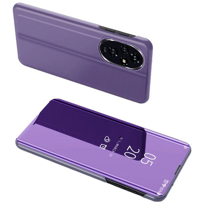 For Honor 200 Pro 5G Case View Window PU Leather Stand Phone Cover