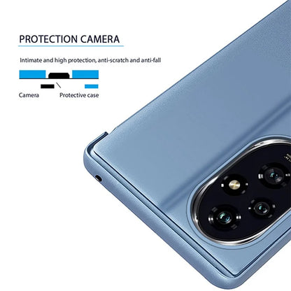 For Honor 200 Pro 5G Case View Window PU Leather Stand Phone Cover