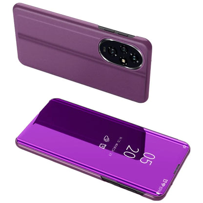 For Honor 200 Pro 5G Case View Window PU Leather Stand Phone Cover