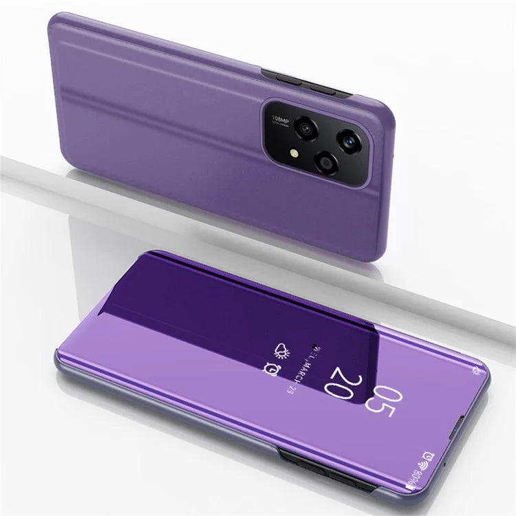For Honor 200 Lite Case View Window Stand Leather Flip Phone Cover