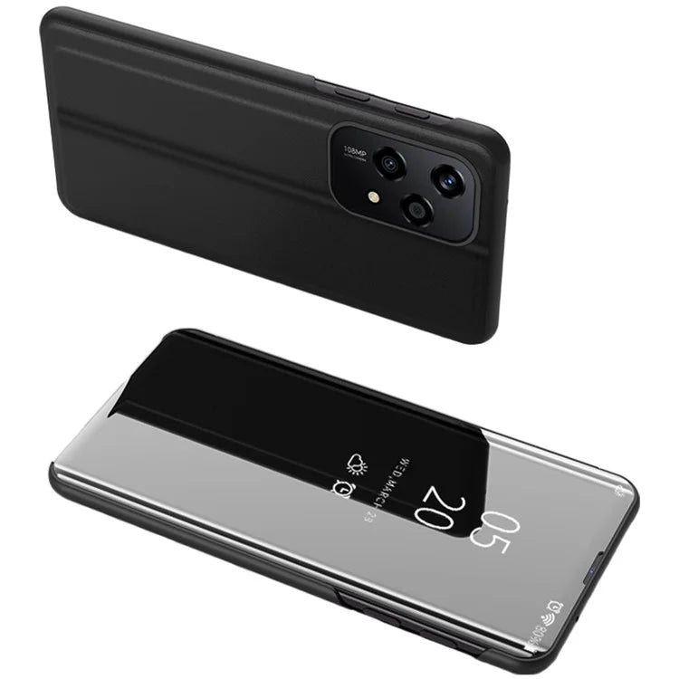 For Honor 200 Lite Case View Window Stand Leather Flip Phone Cover
