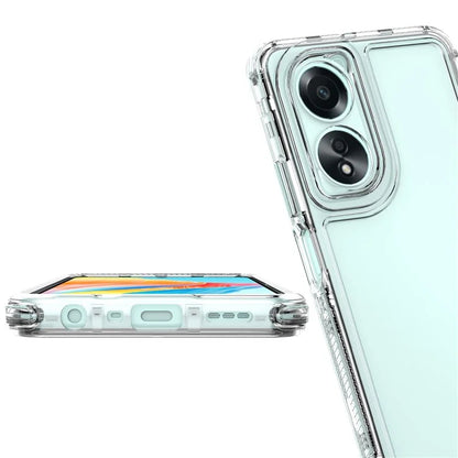 For Oppo A58 4G Case Acrylic+TPU High Transparency Phone Cover