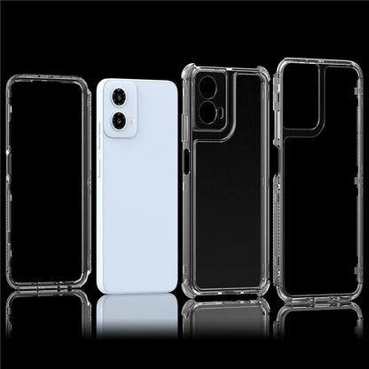 For Motorola Moto G45 5G / G34 5G Case 3-in-1 Acrylic+TPU Protective Phone Cover