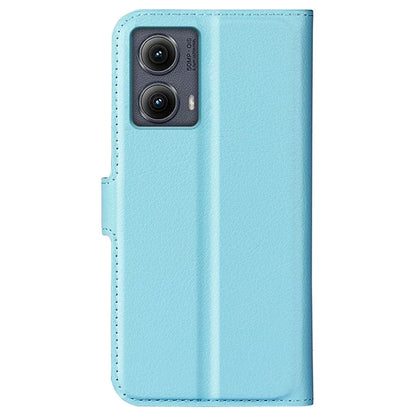 For Motorola Edge (2024) 5G Wallet Case Litchi Texture Leather Phone Cover