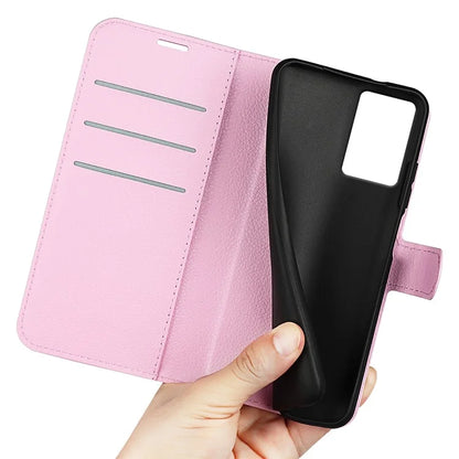 For Motorola Edge (2024) 5G Wallet Case Litchi Texture Leather Phone Cover