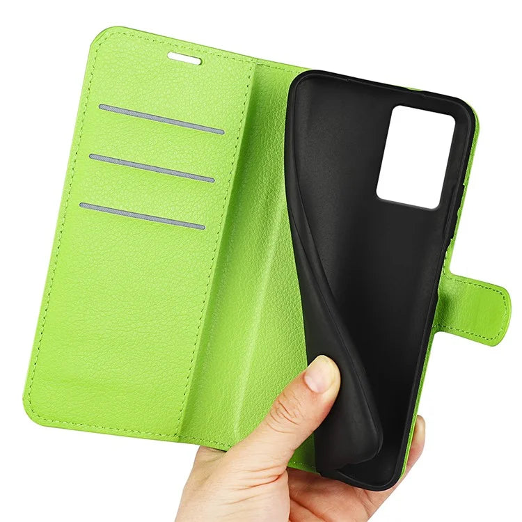 For Motorola Edge (2024) 5G Wallet Case Litchi Texture Leather Phone Cover