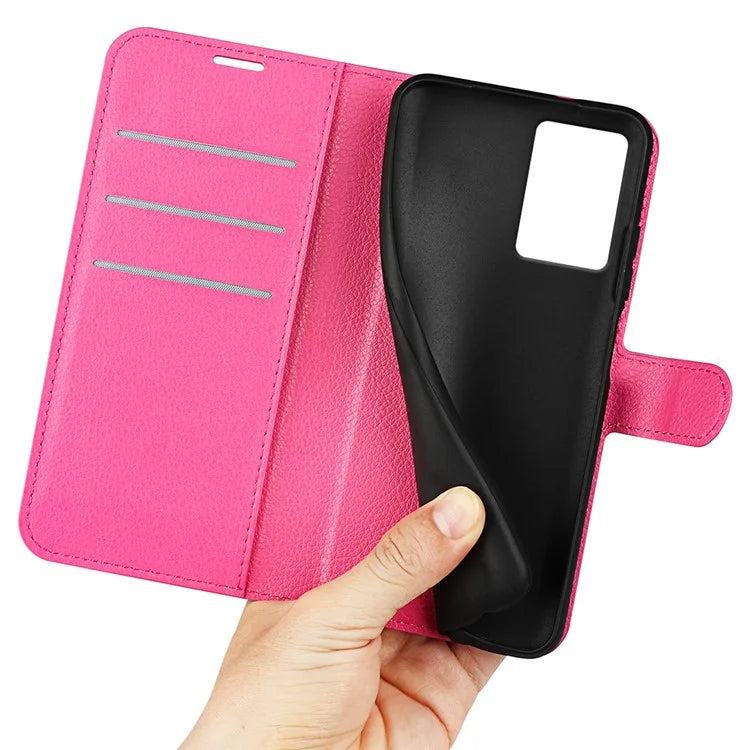 For Motorola Edge (2024) 5G Wallet Case Litchi Texture Leather Phone Cover