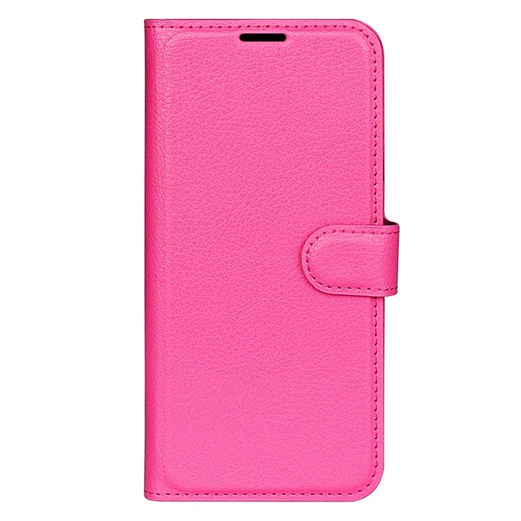 For Motorola Edge (2024) 5G Wallet Case Litchi Texture Leather Phone Cover
