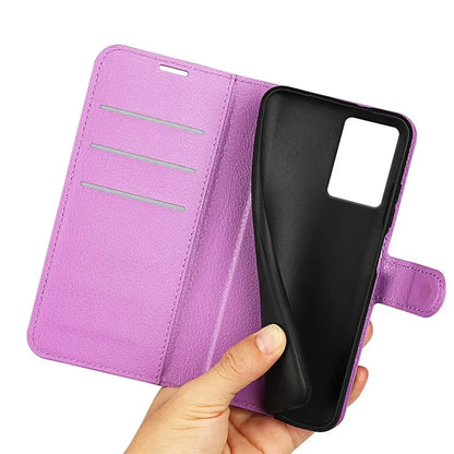 For Motorola Edge (2024) 5G Wallet Case Litchi Texture Leather Phone Cover