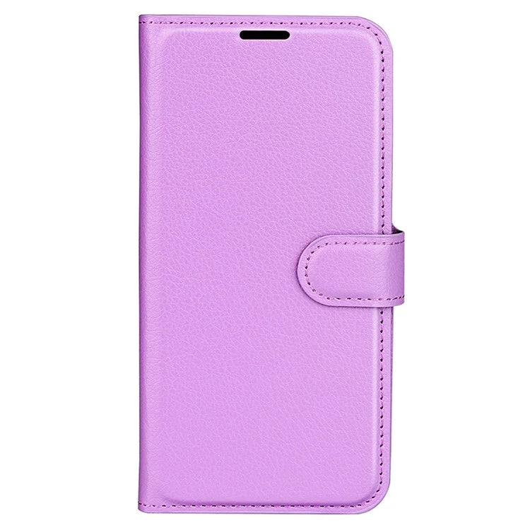 For Motorola Edge (2024) 5G Wallet Case Litchi Texture Leather Phone Cover