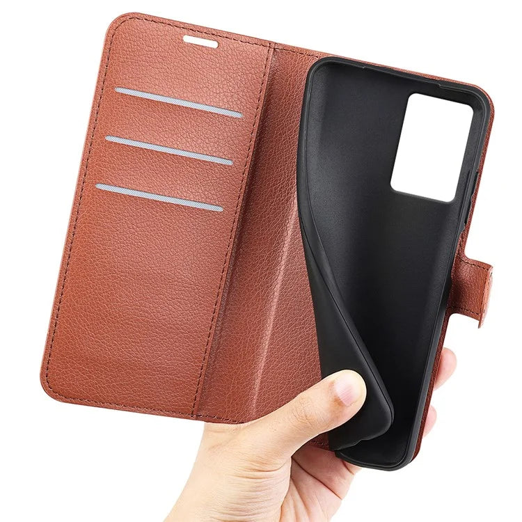 For Motorola Edge (2024) 5G Wallet Case Litchi Texture Leather Phone Cover