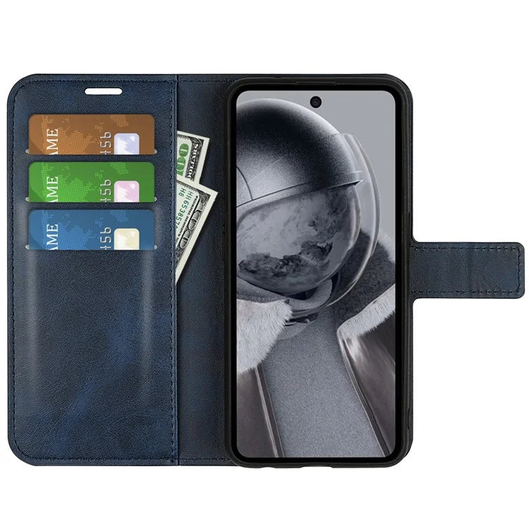 For HMD Pulse / Pulse+ / Pulse Pro Case Calf Texture Leather Stand Phone Cover