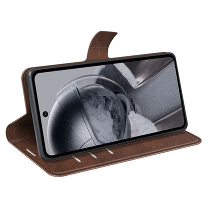 For HMD Pulse / Pulse+ / Pulse Pro Case Calf Texture Leather Stand Phone Cover