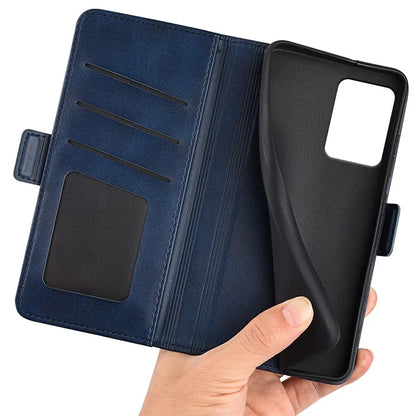 For HMD Pulse / Pulse+ / Pulse Pro Wallet Case Calf Texture Leather Stand Phone Cover