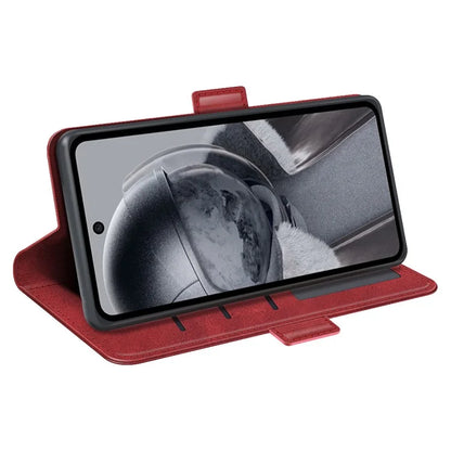 For HMD Pulse / Pulse+ / Pulse Pro Wallet Case Calf Texture Leather Stand Phone Cover