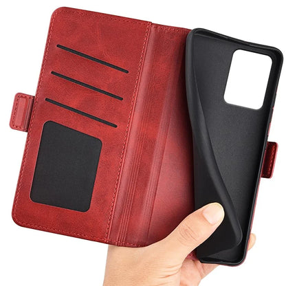 For HMD Pulse / Pulse+ / Pulse Pro Wallet Case Calf Texture Leather Stand Phone Cover