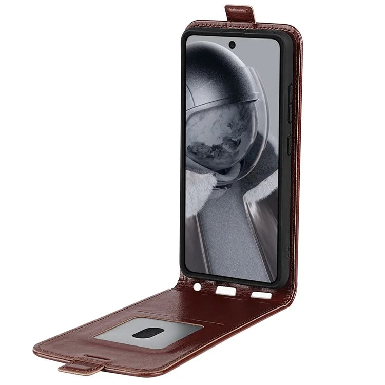 For HMD Pulse / Pulse+ / Pulse Pro Case Vertical Flip Leather Phone Cover with Card Slots