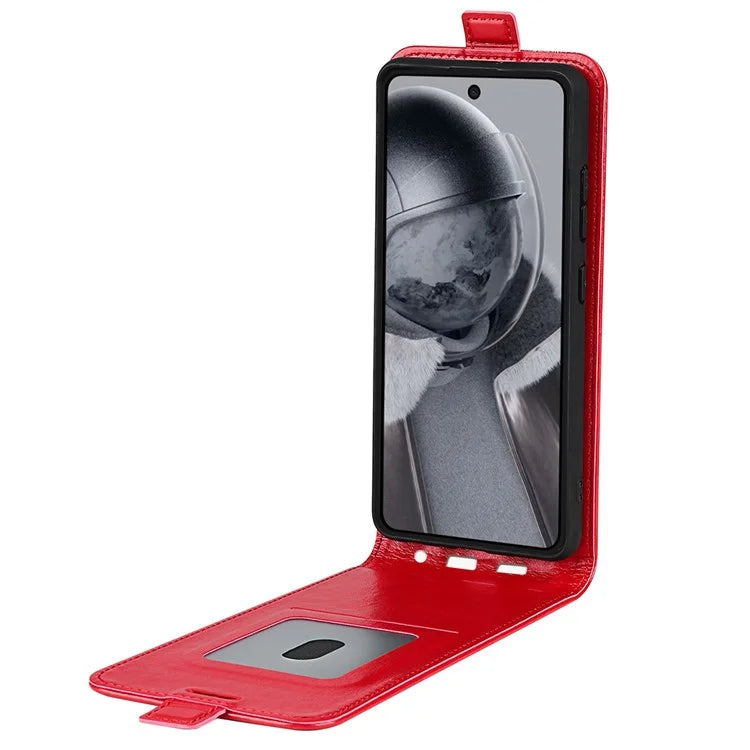 For HMD Pulse / Pulse+ / Pulse Pro Case Vertical Flip Leather Phone Cover with Card Slots